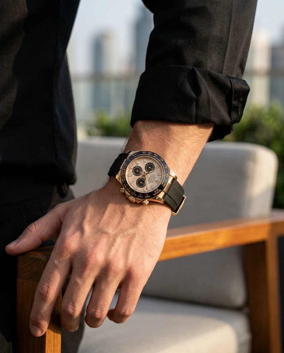 Rolex Daytona Geneve Silicon General Watch - Image 2